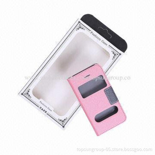Hot Selling Flip Leather Cover for Samsung Galaxy, Made of PU Material